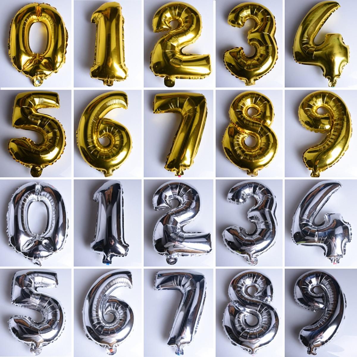 Number balloons 32” Pair