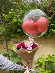 Chrysanthemum Blooms & Balloon