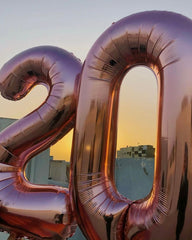 Number balloons 40” Pair
